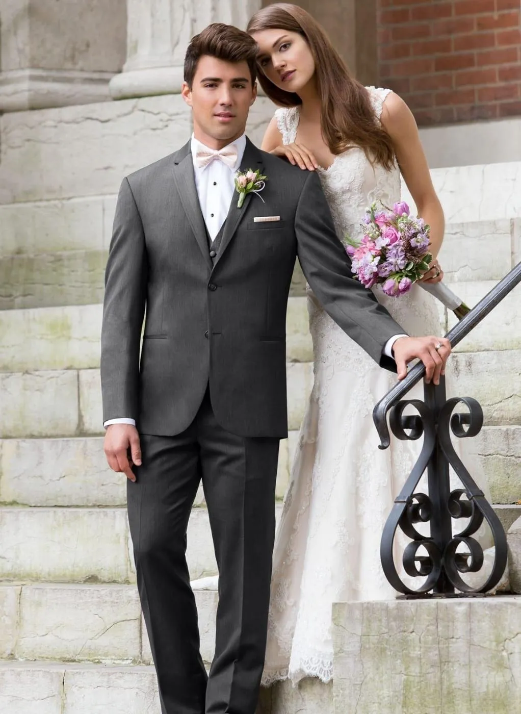 Slim Steel Grey Sterling Suit - Michael Kors