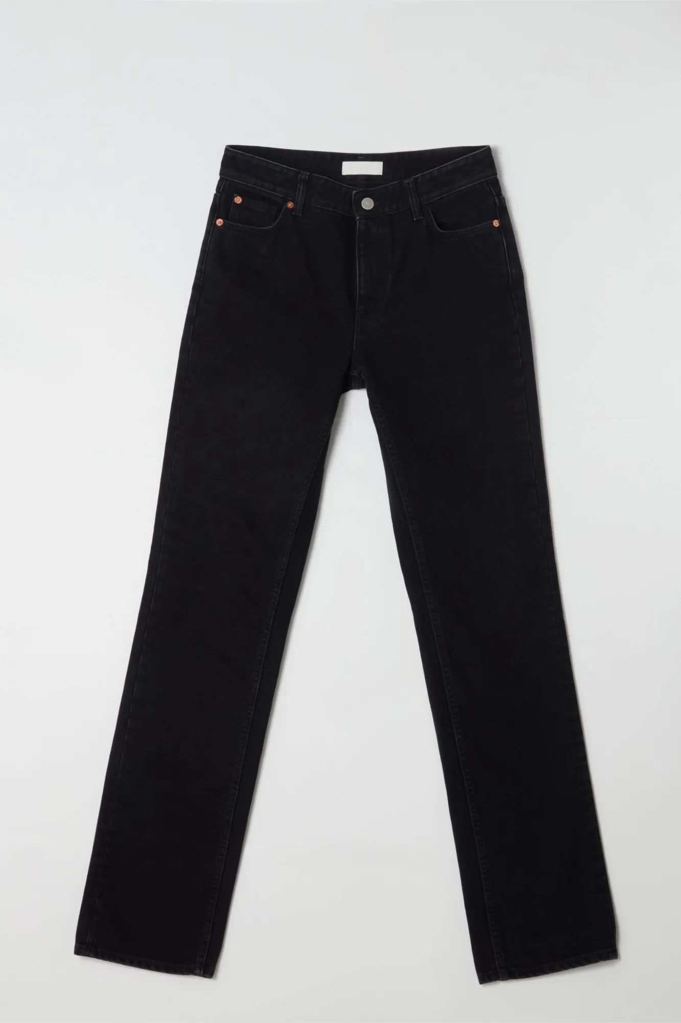 Straight long jeans black