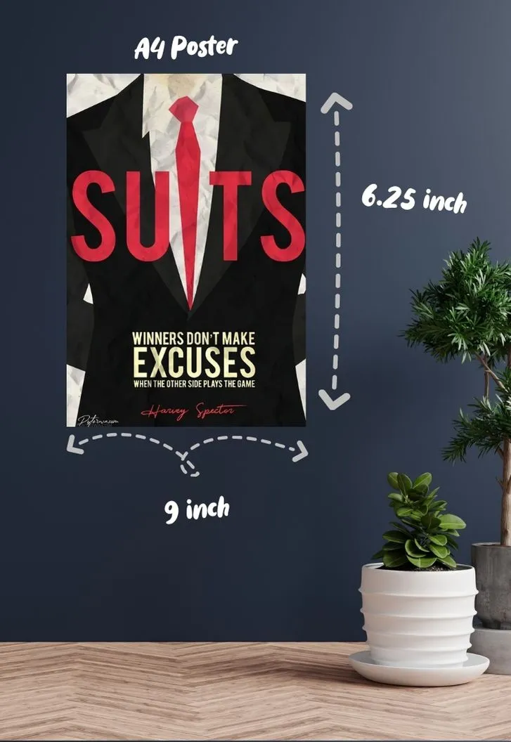 Suits Quote Poster