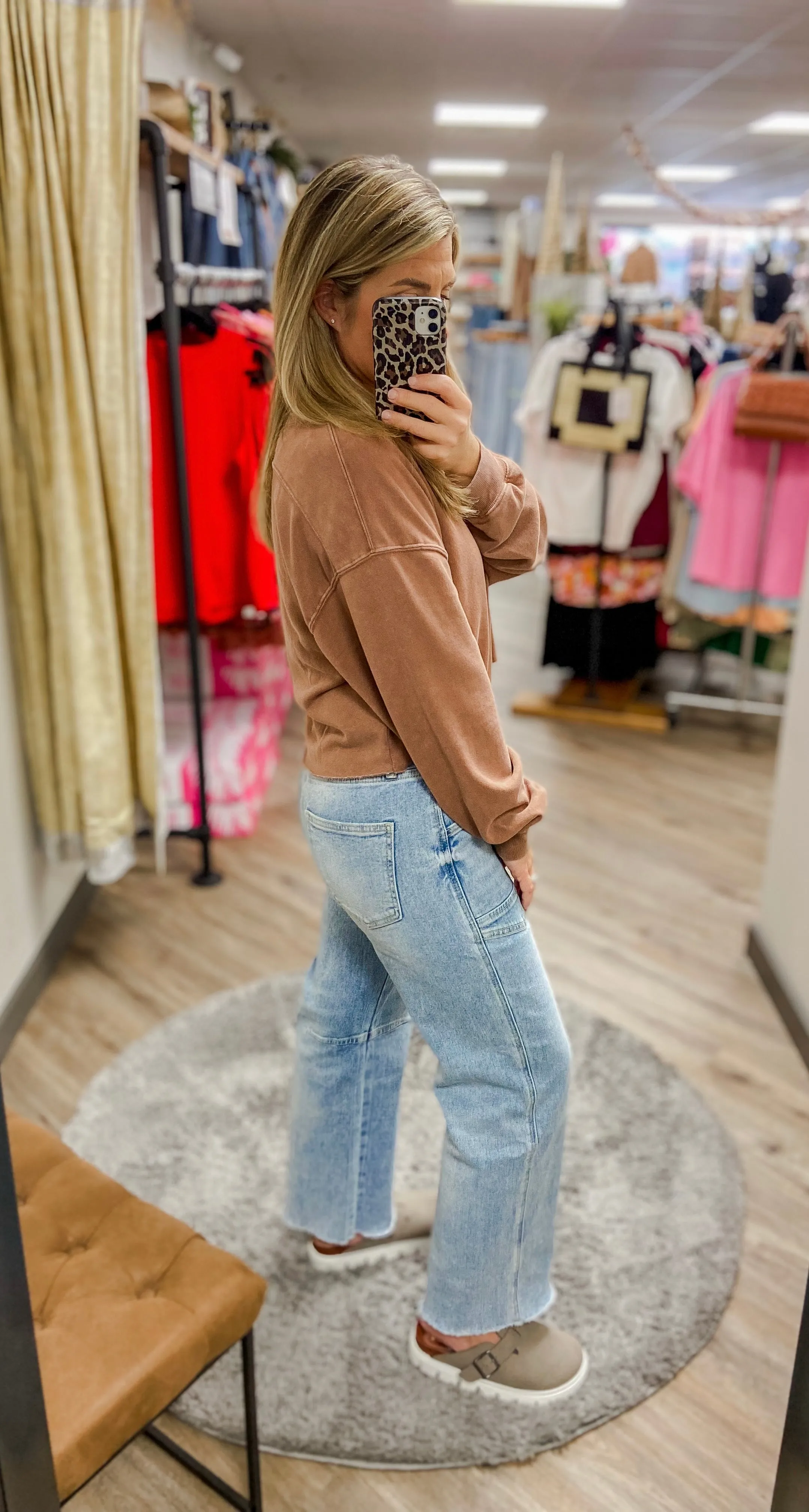 Super High Rise Barrel Jeans