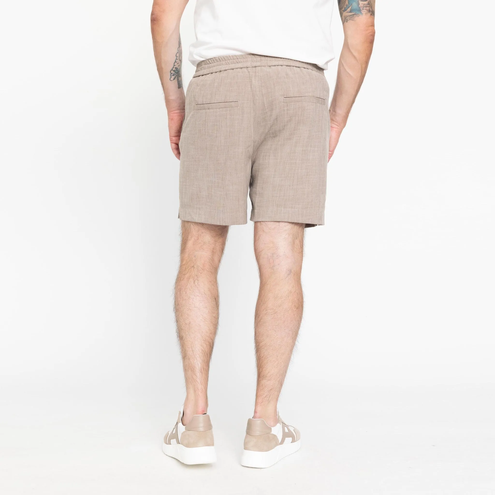 TuriPL Shorts 867 Light Brown Melange
