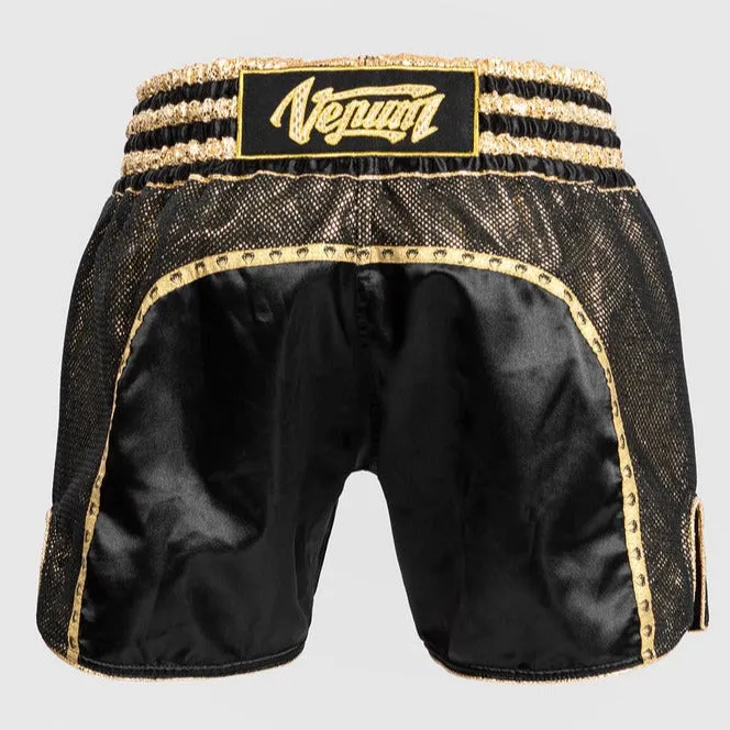 VENUM ABSOLUTE 2.0 MUAY THAI SHORTS (BLACK / GOLD)