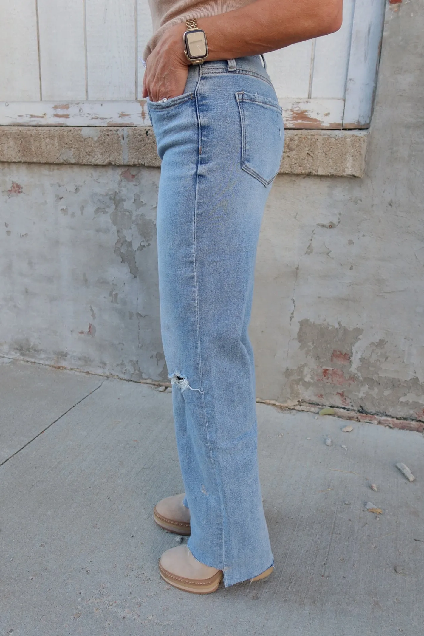 Vervet Olivia High Rise Wide Leg