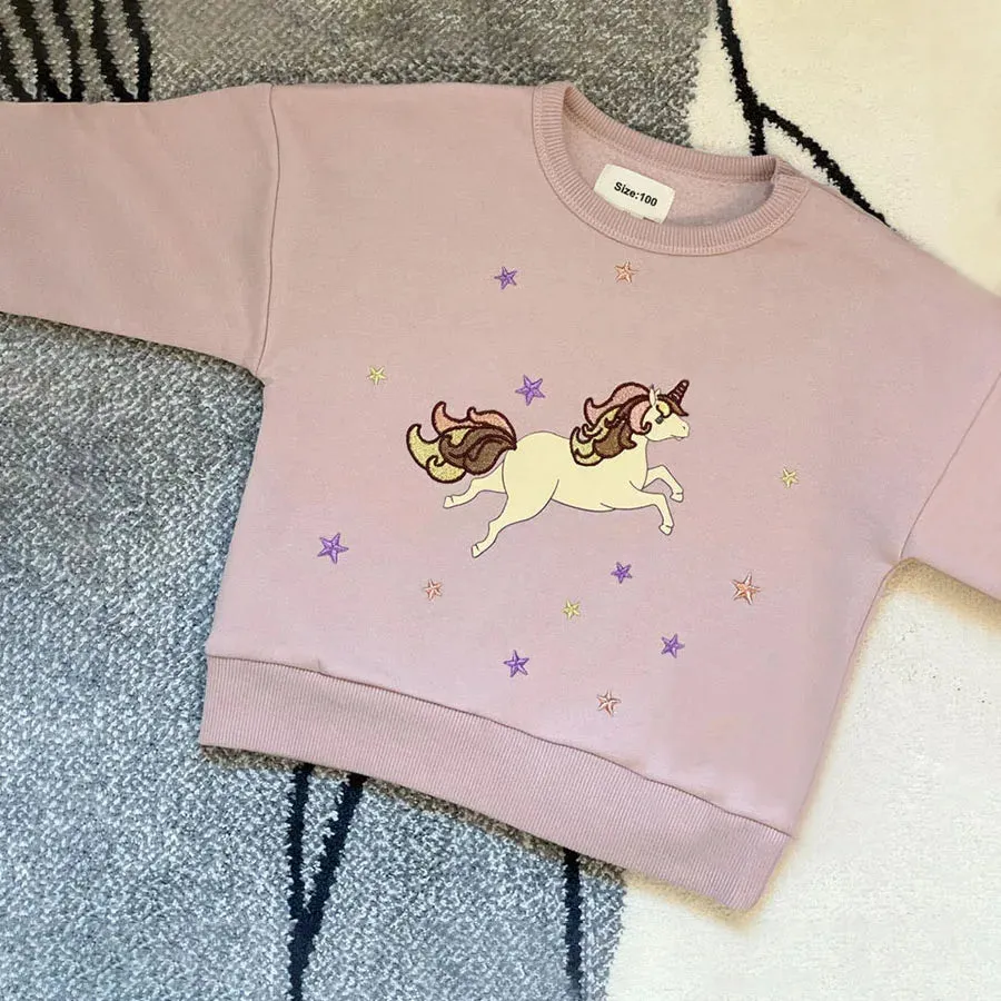 Vintage Long Sleeve Toddler Crewneck Sweatshirts