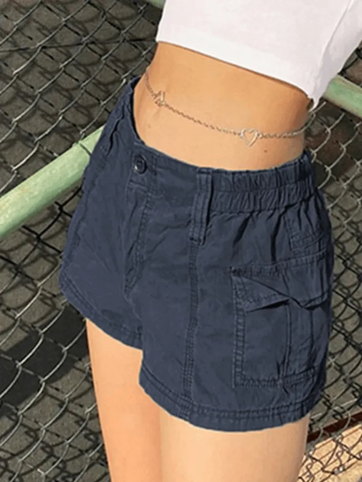 Vintage Low Rise Cargo Shorts