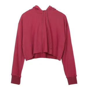 Women's Fleece Crop Hoodie