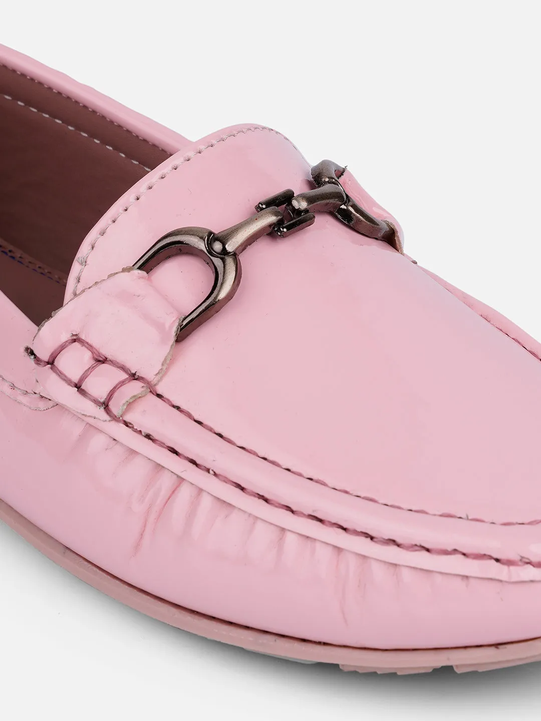 Women's Pink Soft & Flexy Loafers (IU2006)