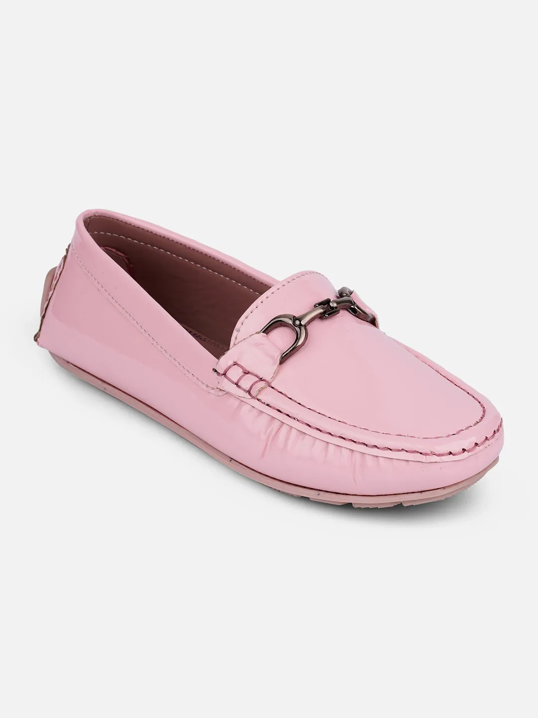Women's Pink Soft & Flexy Loafers (IU2006)