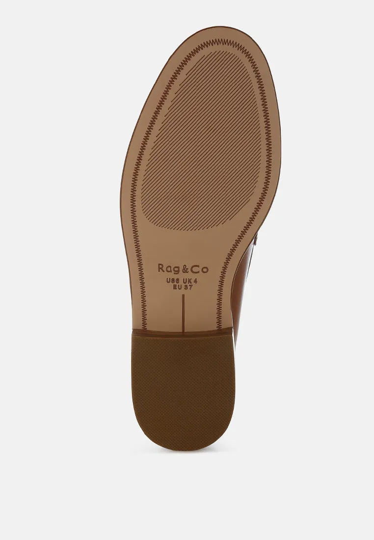 Yelena Real Leather Tassel Loafers